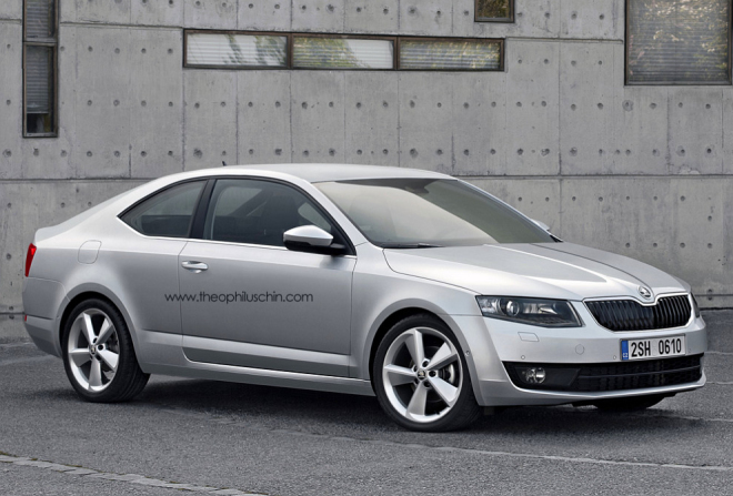 Škoda Octavia III Coupe: sen, který se asi nesplní (ilustrace)