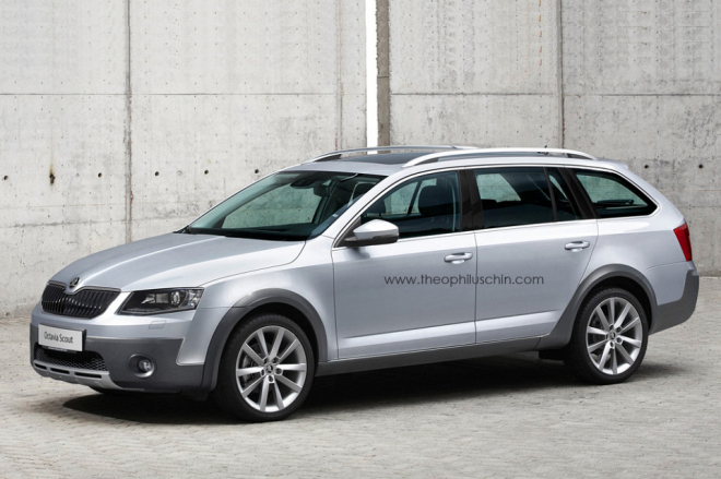 Škoda Octavia III Scout 2014: takhle by měl vypadat nový skaut