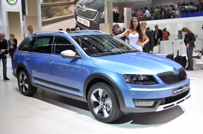 Škoda Octavia Scout 2014 detailně: 33 mm, 3 motory, 4x4 a 2,0 TDI se 184 koňmi