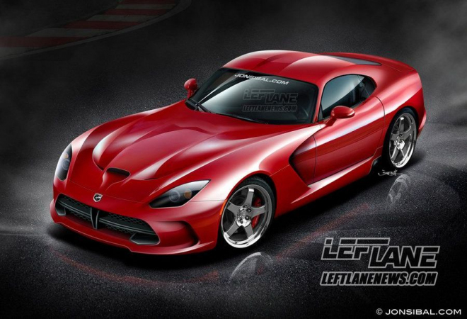 SRT Viper 2013 na zatím nejvěrohodnější ilustraci