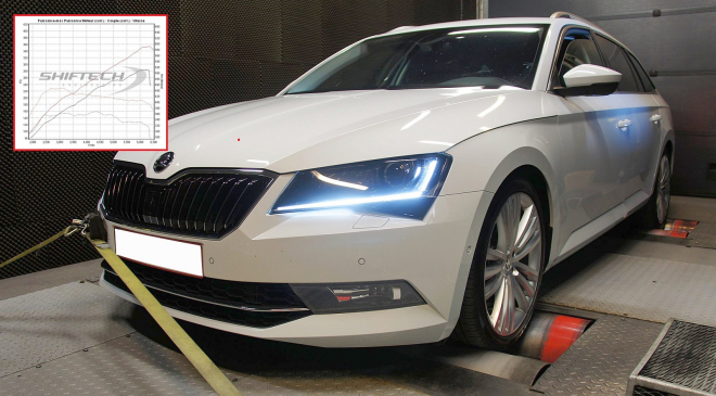 Škoda Superb Combi s výkonem 353 koní je nenápadný letec, jede přes 270 km/h