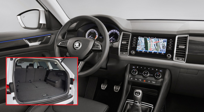 Škoda Kodiaq ukázala do detailu celý interiér. Jak se vám líbí?