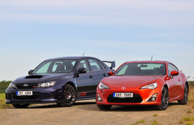 Test Toyota GT 86 vs. Subaru WRX STi: zvíře a zvíře