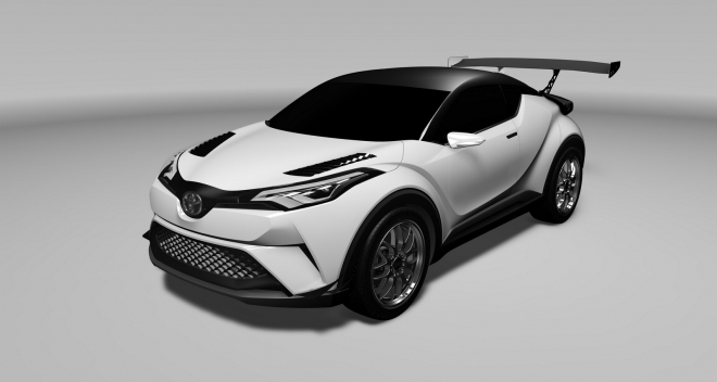 Toyota C-HR odhalena v závodním rouchu, míří na 24 hodin Nürburgringu