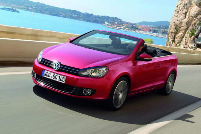 Volkswagen Golf 6 Cabrio: nové fotografie sexy Golfu