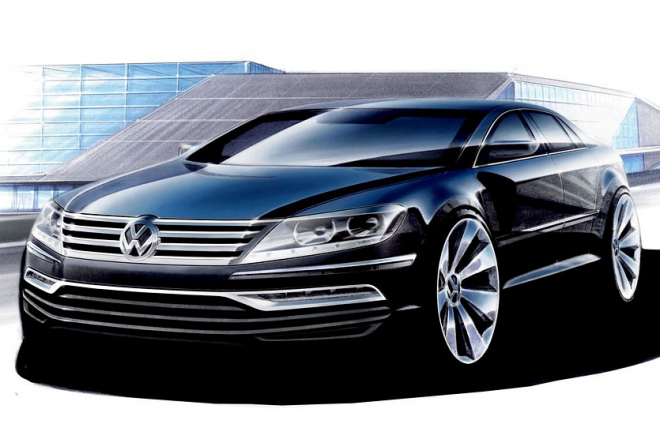 Nový VW Phaeton bude. Dorazí na platformě MLB, chce být králem segmentu