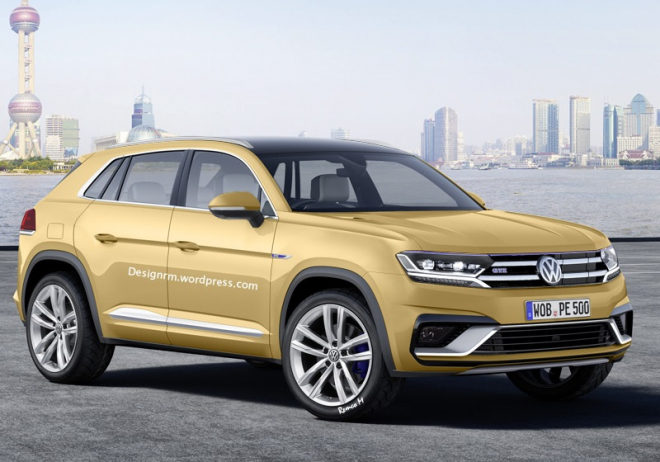 Nový VW Tiguan: takhle bude vypadat, když se inspiruje Cross Coupe GTE (ilustrace)