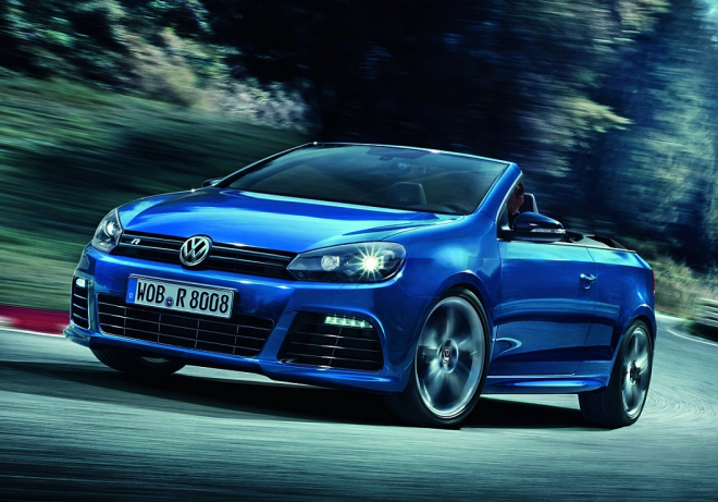 VW Golf R Cabriolet 2013 odhalen, jen jako předokolka s 265 koňmi