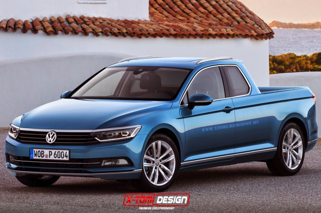 VW Passat B8 Pick-up: až koncern nebude vědět roupama coby (ilustrace)