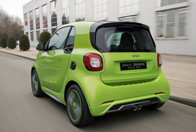 Smart ForTwo Brabus 2015 na prvních fotkách, připomíná splašenou žábu